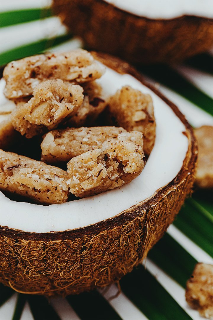 doce saudavel de abacaxi com coco