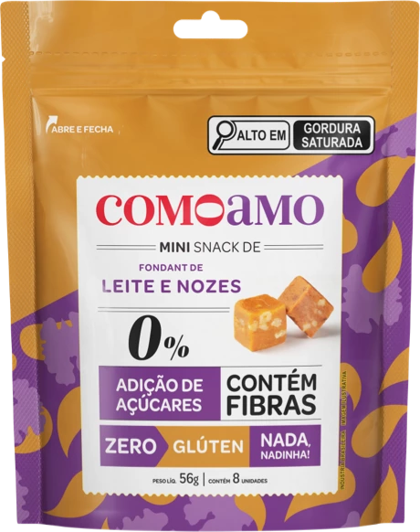snack saudável de nozes