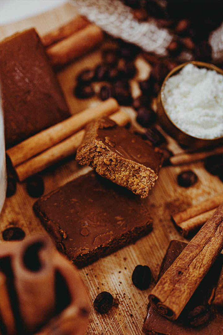 Fondant de leite e cappuccino como amo