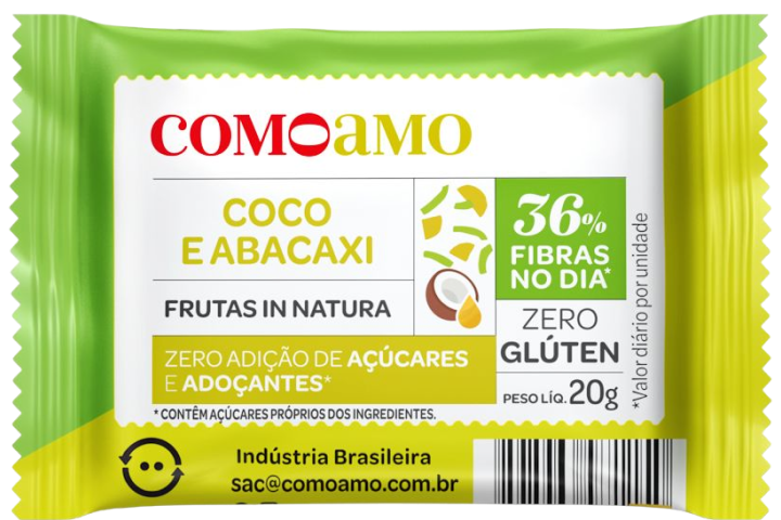 Coco e abacaxi como amo